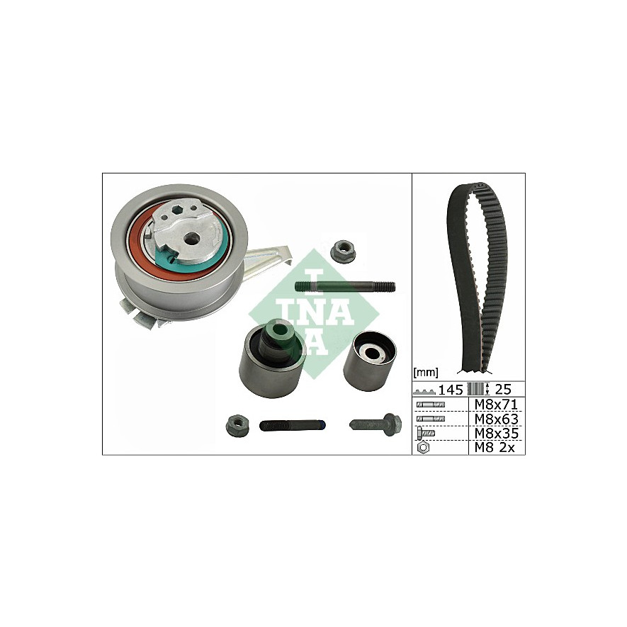 Timing Belt Set INA 530 0650 10 - Trodo.com