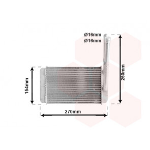 Van Wezel 9006232 Heat Exchanger Interior Heating 
