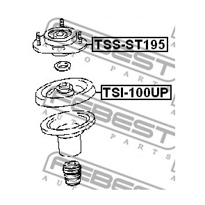 Febest: TSS-ST195 HYDRO FRONT SHOCK ABSORBER MOUNTING 