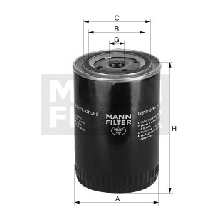 Mann-Filter w 1126/10 Oil Filter 