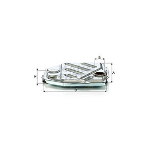 Mercedes Benz Transmission Filter Kit With Gasket MANN H1914/2Kit
