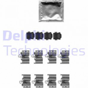 LX0468 Rear Brake Pad Accessory Kit Genuine Delphi Front 