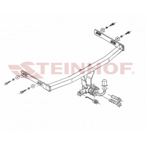 vw golf estate towbar