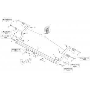 tow bar for renault captur